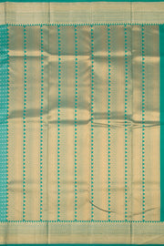  Myrtle Green Monotone Kanjivaram Silk Saree 10075618