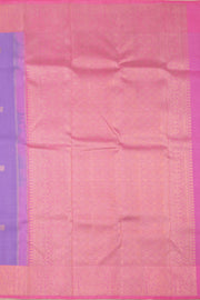  Periwinkle Purple Korvai Kanjivaram Silk Saree 10075624