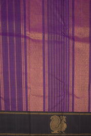 Mythical Purpl Kanjivaram Silk Saree with Checks Design 10075631