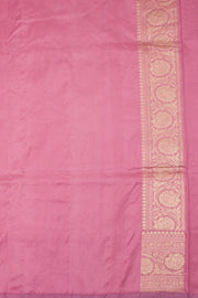 Tulip Pink Handloom Banarasi Kadhwa Katan Silk Saree 10063211