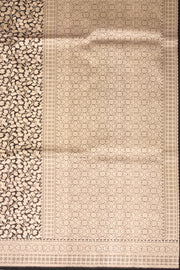 Black Handloom Banarasi Katan Silk Saree 10074259