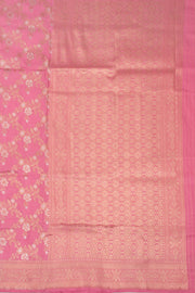 Pink Handloom Banarasi Katan Silk Saree 10074266