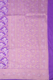 Lavender Handloom Banarasi Katan Silk Saree 10074267