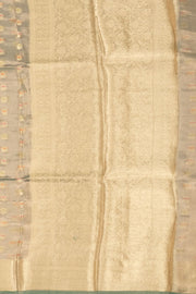 Green Banarasi Tissue Silk Saree 10074285