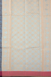 Blue South Tissue Silk Cotton Saree 10073585