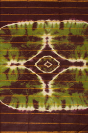 Green Handcrafted Sungudi Cotton Saree 10074935