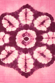 Vintage Maroon Handcrafted Sungudi Cotton Saree 10077100
