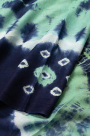 Blue Handcrafted Sungudi Cotton Saree Without Blouse 10077113