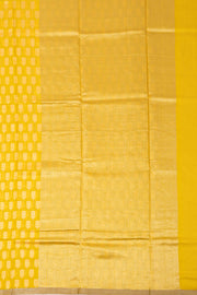 Yellow Chanderi Jaal Design Silk Saree 10075389