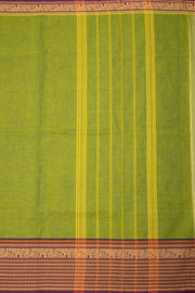 Green Handloom Chettinad Cotton Saree 10075801