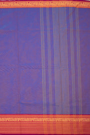 Purple Handloom Chettinad Cotton Saree 10075802