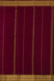 Petal Pink Mysore Crepe Silk Saree With Zari Border 10076668