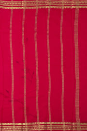 Pink Mysore Crepe Floral Silk Saree 10076683