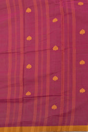 Pink Handloom Chettinad Cotton Saree 10072567
