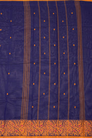 Blue Handloom Chettinad Cotton Saree 10075081