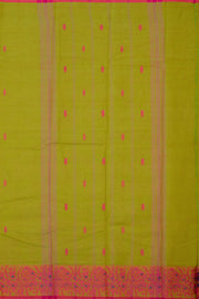Green Handloom Chettinad Cotton Saree 10075083
