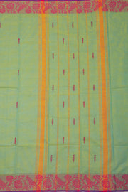 Green Handloom Chettinad Cotton Saree 10075086