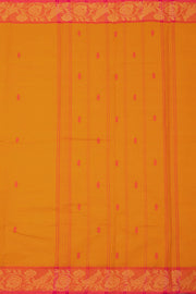 Yellow Handloom Chettinad Cotton Saree 10075087