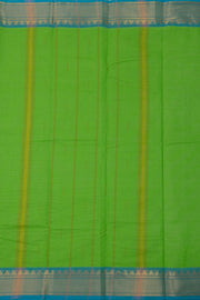Green Handloom Chettinad Cotton Saree 10075091