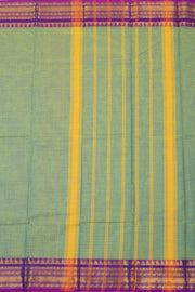 Green Handloom Chettinad Cotton Saree 10075097