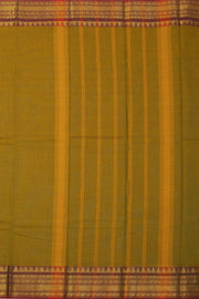 Green Handloom Chettinad Cotton Saree 10075099