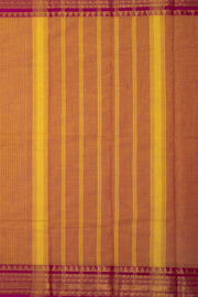 Orange Handloom Chettinad Cotton Saree 10075100