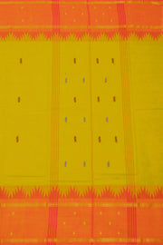 Yellow Handloom Chettinad Cotton Saree 10075106