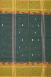 Green Handloom Chettinad Cotton Saree 10075108