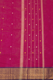 Magenta Handloom Chettinad Cotton Saree 10075111