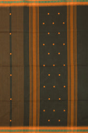 Green Handloom Chettinad Cotton Saree Without Blouse 10075134