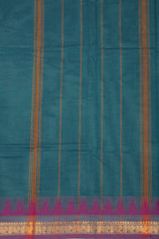 Blue Handloom Chettinad Cotton Saree 10075202