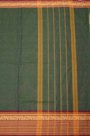 Green Handloom Chettinad Cotton Saree 10075800