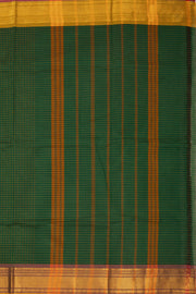 Green Handloom Chettinad Cotton Saree 10075814