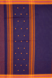 Purple Handloom Chettinad Cotton Saree 10075867