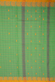 Green Handloom Chettinad Cotton Saree 10075868