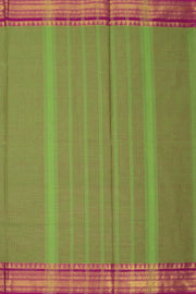Green Handloom Chettinad Cotton Saree 10075884
