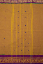 Yellow Handloom Chettinad Cotton Saree 10075892