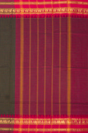 Green Handloom Chettinad Cotton Saree 10075917