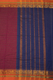 Pink Thousand Buttas Chettinad Cotton Saree 10075975