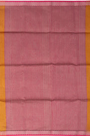 Brown Maheshwari Silk Cotton Saree 10076358