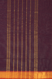 Purple Handloom Chettinad Cotton Saree 10075873