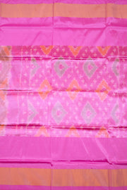 Electric Pink Kanjivaram Silk Vegan Saree 10075584