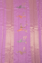  Sage Green Fancy Kanjivaram Vegan Silk Saree 10075599