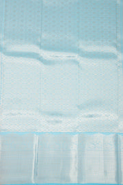 Grey Handloom Kanjivaram Blended Silk Saree 10072890