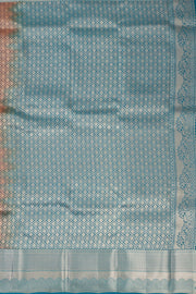 Orange Handloom Kanjivaram Silk Saree 10073822