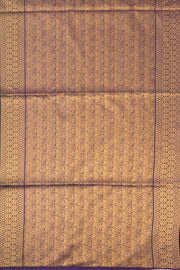 Blue Jute Weave Kanjivaram Vegan Silk Saree 10073848