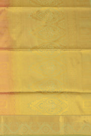 Pink Kanjivaram Vegan Silk Saree with Contrast Pallu 10073853