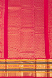 Dual Tone Purple Kanjivaram Vegan Silk Saree with Contrast Pallu 10073871