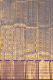 Brown Kanjivaram Vegan Silk Saree with Contrast Pallu 10073899