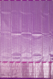 Pink Kanjivaram Vegan Silk Saree with Contrast Pallu 10074857